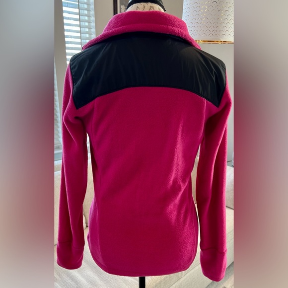 Columbia Women's Fuchsia and Black Jacket Pockets Barbie - Picture 2 of 12